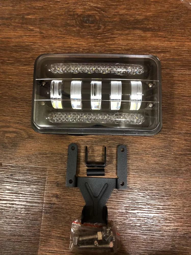 Світлодіодна Фара 75W СТГ Світлодіодна led панель 75 Вт ближнє світло лід балка + ходовий вогонь — фото 1