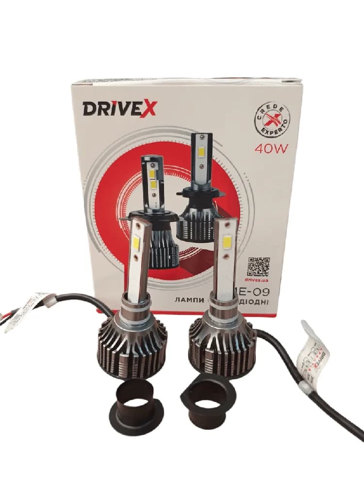 Світлодіодні лампи DriveX ME-09 H1 5500K LED 40W