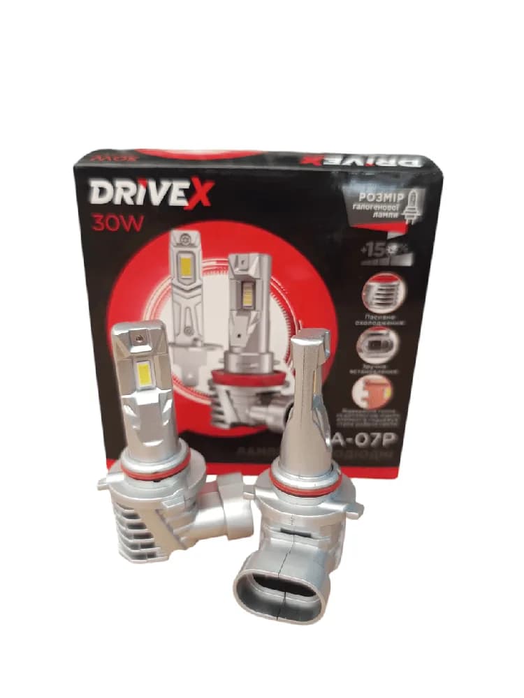 Світлодіодні лампи DriveX PA-07 HB3 6000K 30W