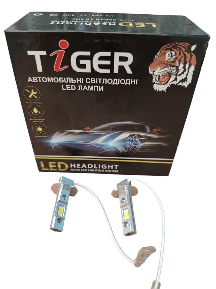 Світлодіодні лампи TIGER LED F8 H3