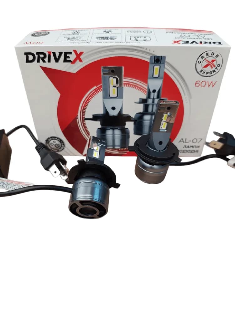 Світлодіодні лампи DriveX AL-07 H4 6000K LED