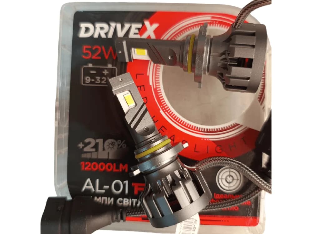 Світлодіодні лампи DriveX AL-01 PRO H1 52W 9-32V