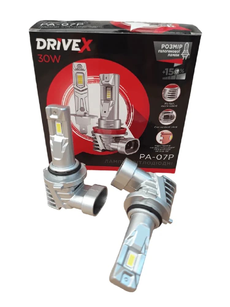 Світлодіодні лампи DriveX PA-07 HB4 6000K 30W