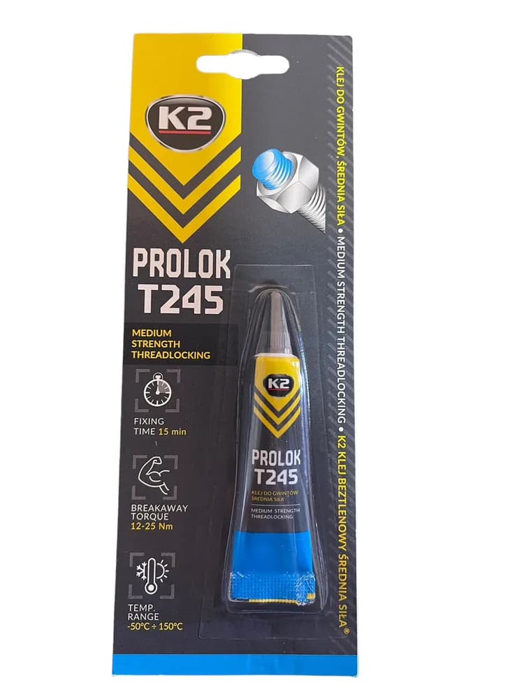 Клей-фіксатор для нарізних з'єднань K2 Prolok синій 6 мл