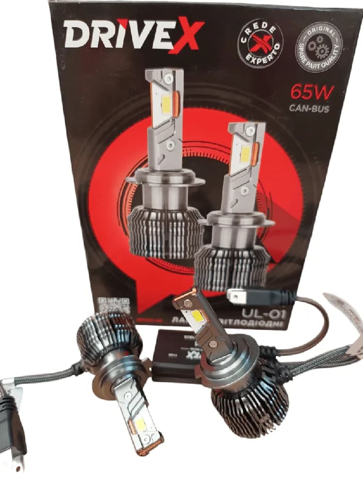 Світлодіодні лампи DriveX UL-01 H7/H18 5.5K 65W