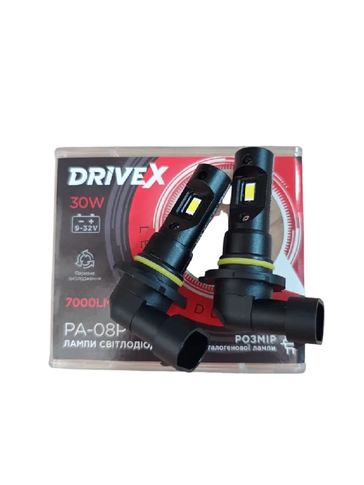 Світлодіодні лампи DriveX PA-08 HB3 30W 9-32V 5.5K