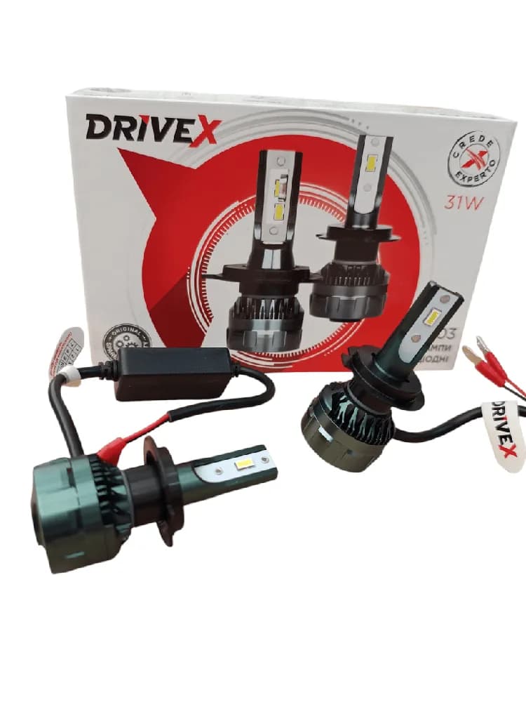 Світлодіодні лампи DriveX ME-03 H7 6000K 31W