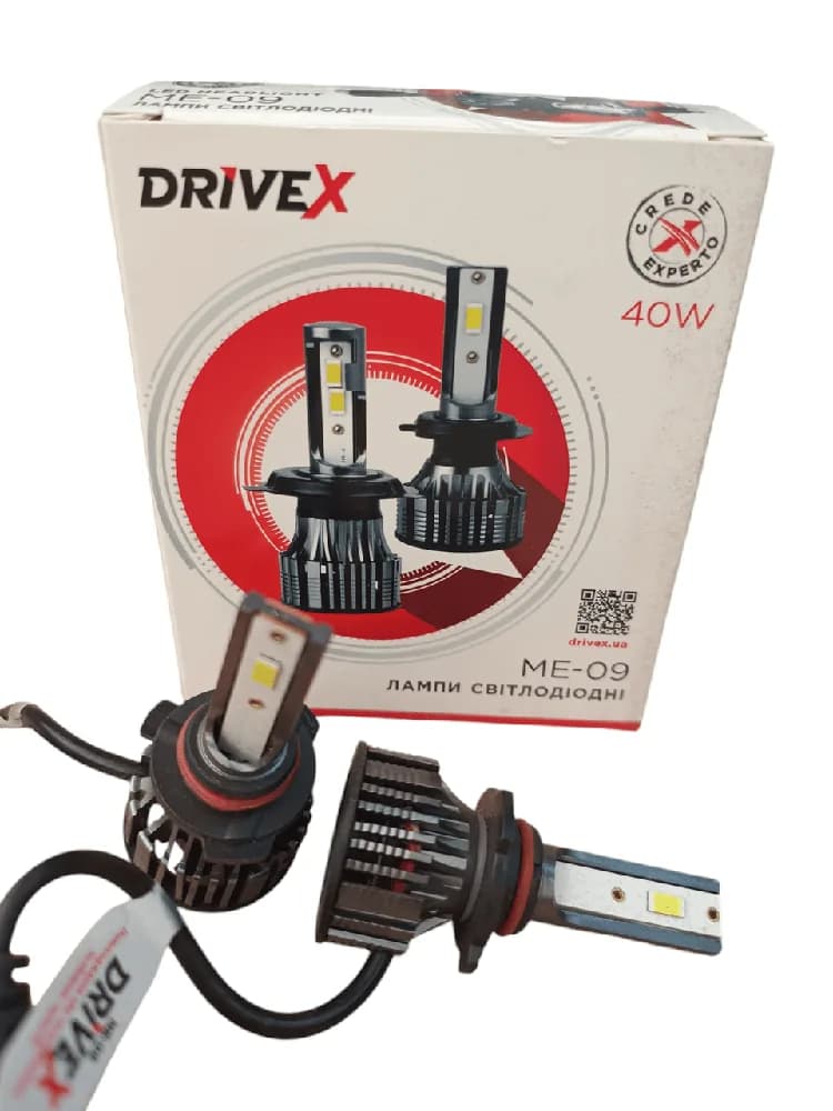 Світлодіодні лампи DriveX ME-09 HB3 5500K LED 40W