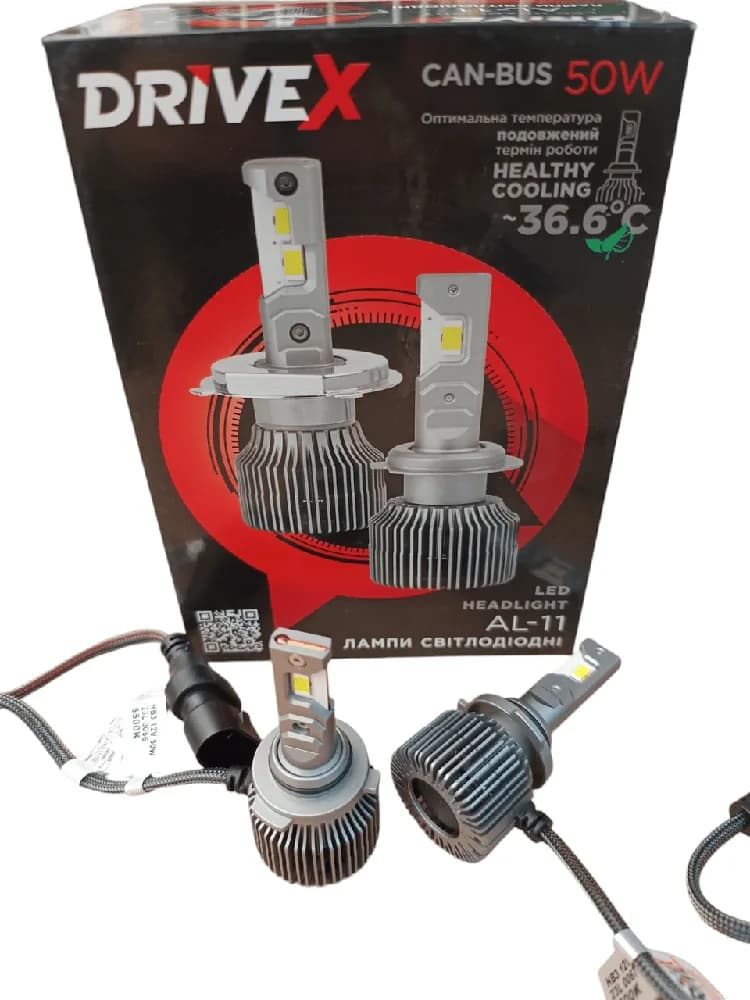 Світлодіодні лампи DriveX AL-11 HB3(9005) 5.5K 50W