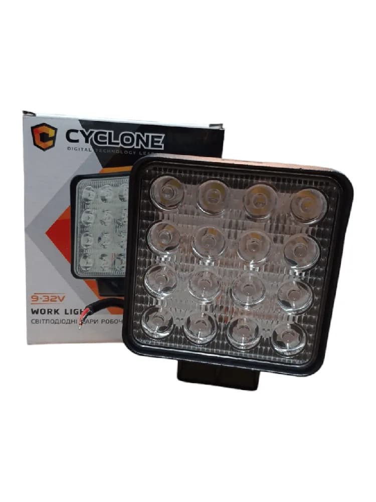 Світлодіодна LED фара Cyclone 9-32V ближнє світло квадратна
