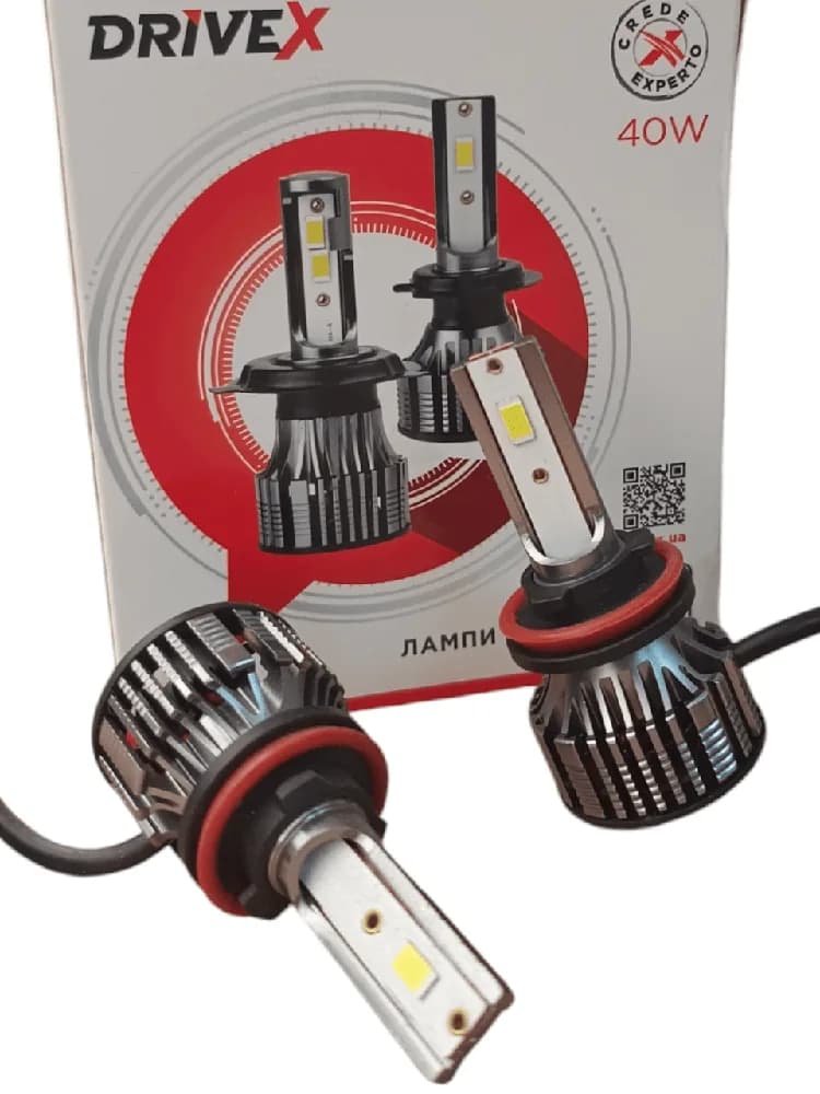 Світлодіодні лампи DriveX ME-09 H11 5500K LED 40W