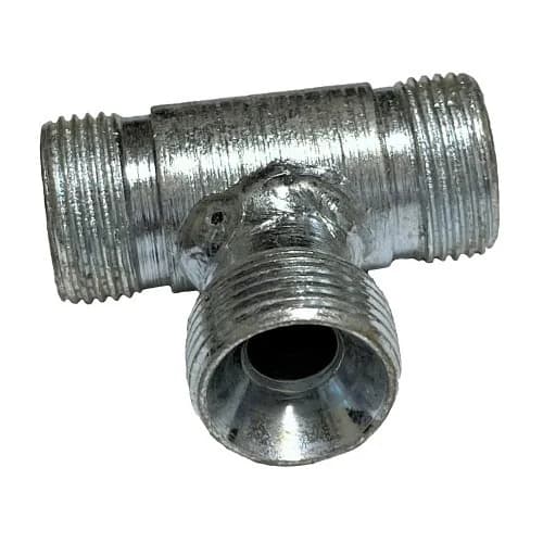 Штуцер трійник S27 сполучний (М22х1.5-М22х1.5-М22х1.5)