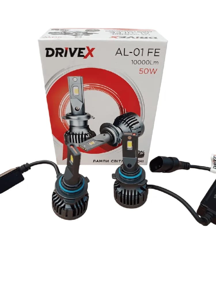 Світлодіодні лампи DriveX AL-01FE HB4 6000K 50W 12V 9500Lm