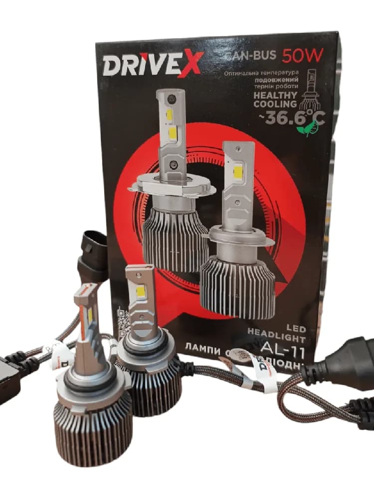 Світлодіодні лампи DriveX AL-11 HB4(9006) 5.5K 50W