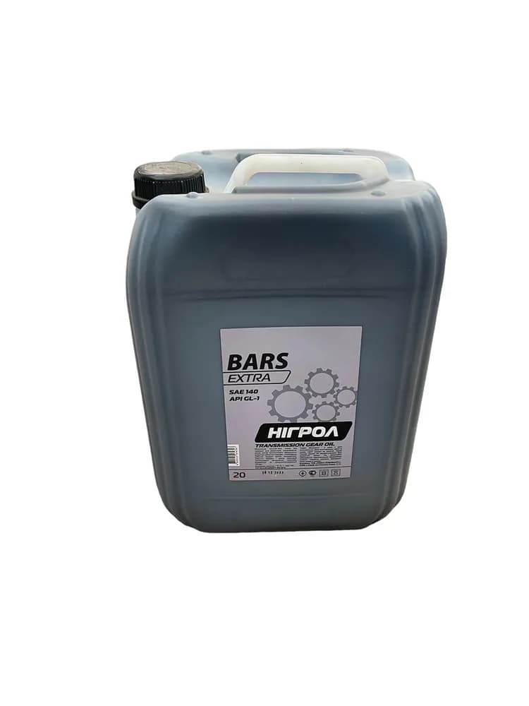 Трансмісійна олива Bars Extra SAE 140 Нігрол 20 л