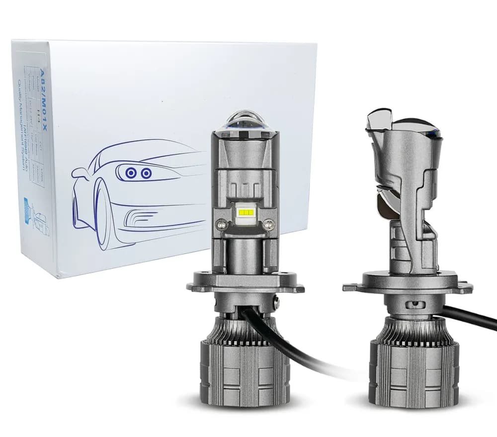 Комплект світлодіодних лінз H4 M01 48W 6000K 9600Lm (35855)