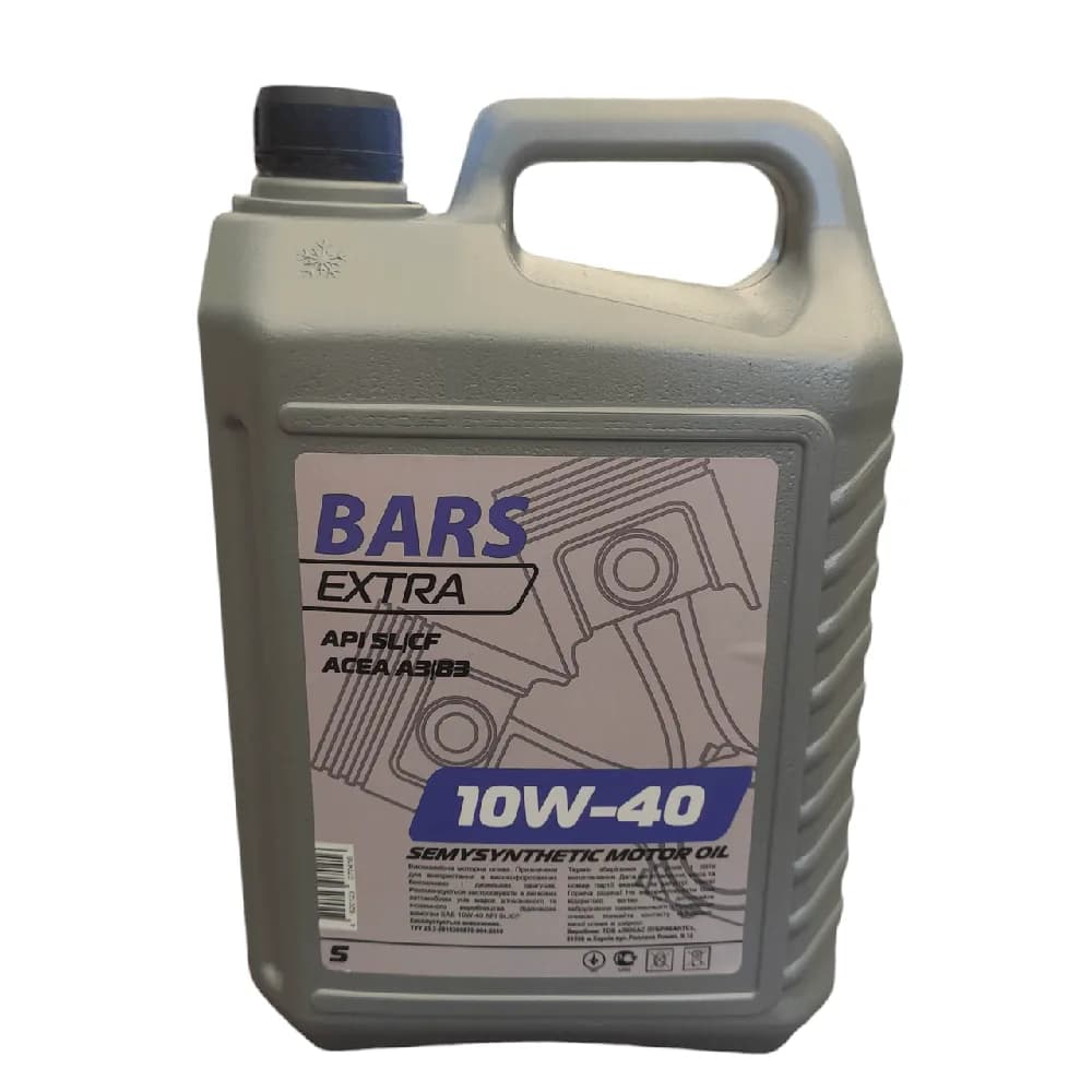 Моторне масло Bars extra бензин/дизель 10W-40 5 л