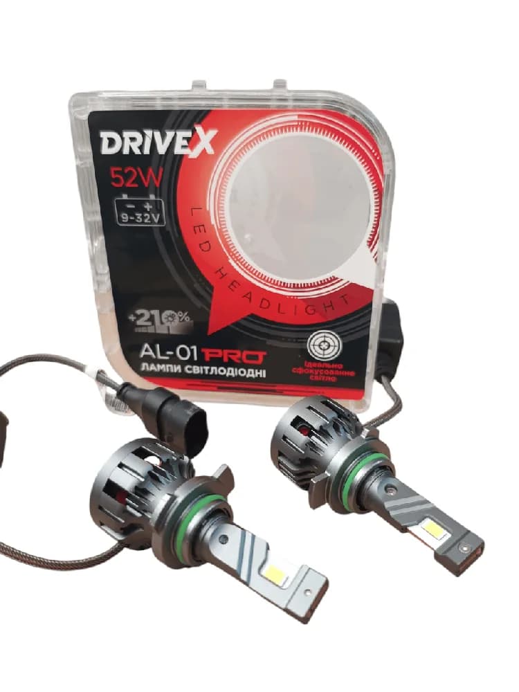 Світлодіодні лампи DriveX AL-01 PRO 9012(HIR2) 52W CAN 9-32V 6K