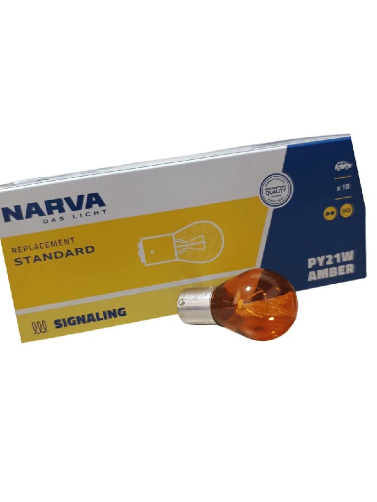 Галогенна лампа NARVA PY21W 12V AMBER