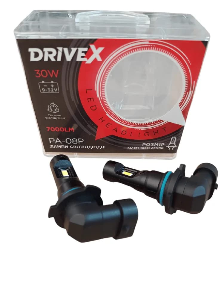 Світлодіодні лампи DriveX PA-08 HB4 30W 9-32V 5.5K