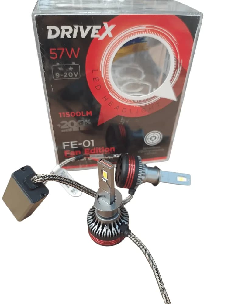 Світлодіодні лампи DriveX FE-01 H1 57W CAN 9-20V 6K