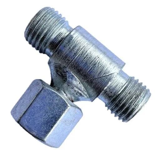 Штуцер трійник S17 із гайкою (М24х1.5)-Г17(М14х1.5)-(М14х1.5)